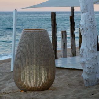 Lampa LED Amphora 03 w kolorze beżowym do ogrodu o klasie szczelności IP66