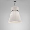 Biała, duża lampa wisząca Folie S/70