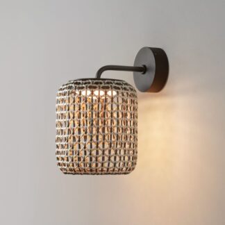 Brązowy kinkiet zewnętrzny Nans A/02 Outdoor o klasie szczelności IP54