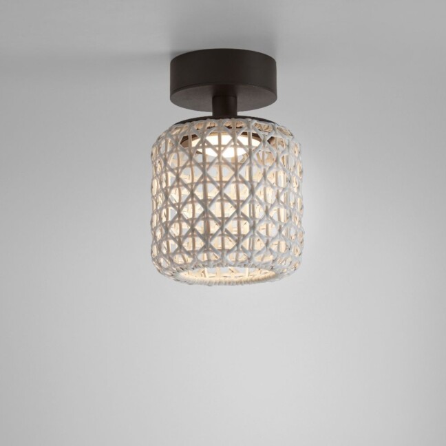 Beżowa wisząca lampa sufitowa Nans PF/16 Outdoor o klasie szczelności IP54