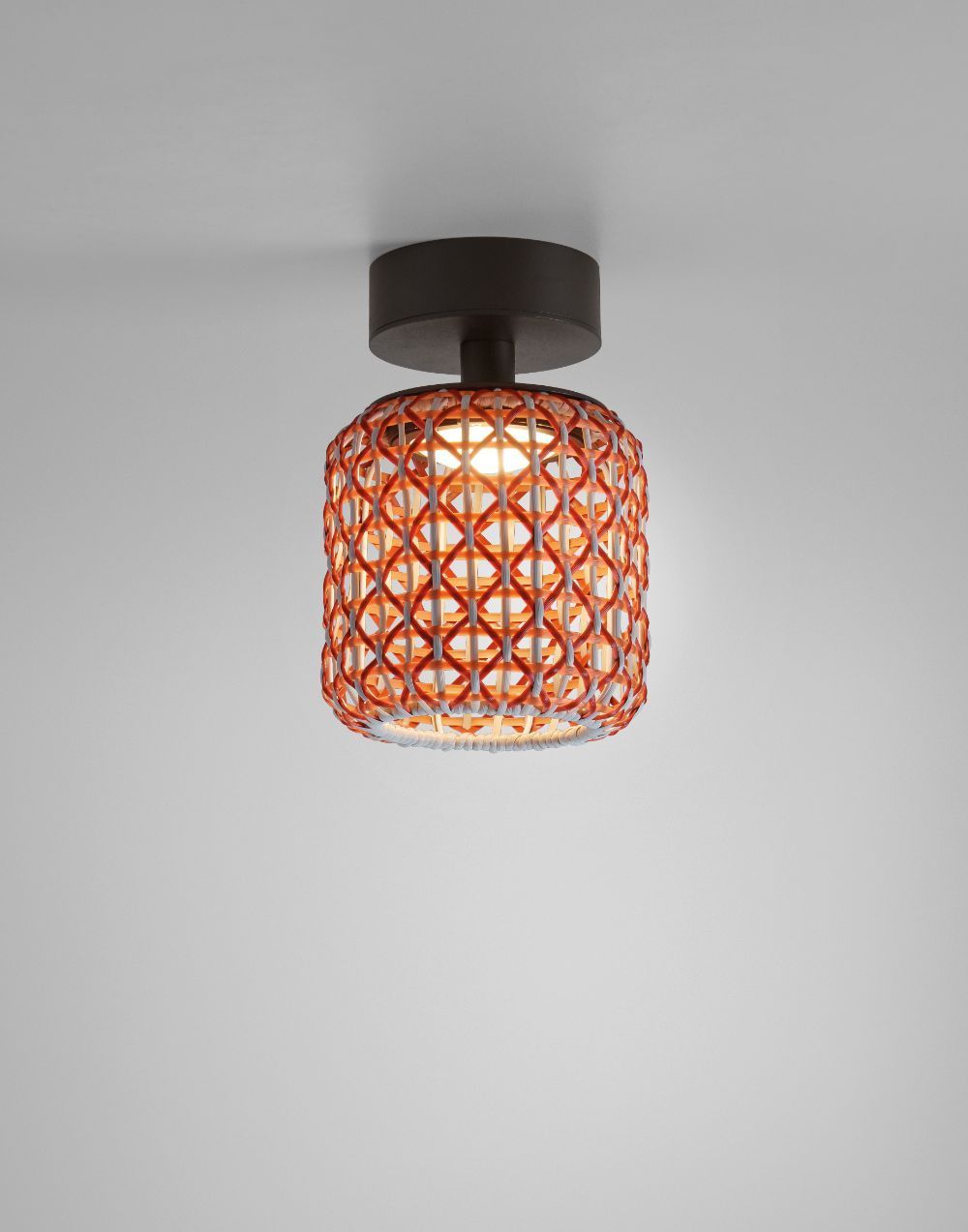 Mała czerwona lampa sufitowa Nans PF/16 Outdoor