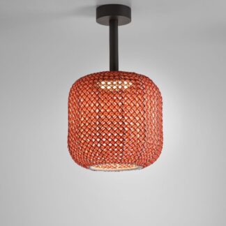 Czerwona lampa sufitowa Nans PF/31 Outdoor