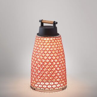 Mobilna lampa Nans Portable M/49/R Outdoor w kolorze czerwonym