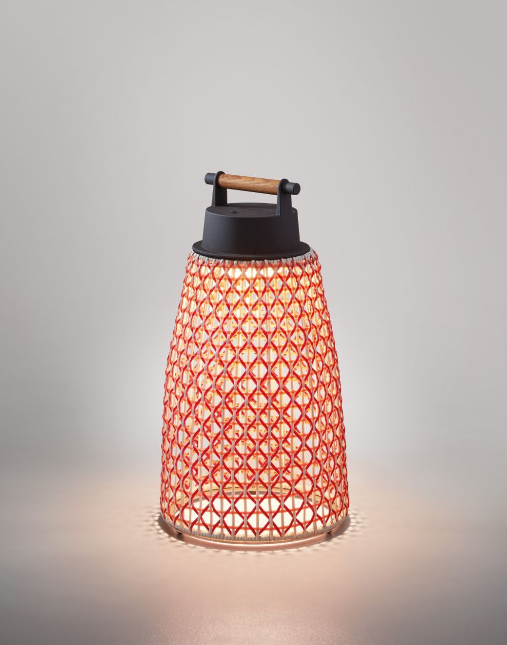 Mobilna lampa Nans Portable M/49/R Outdoor w kolorze czerwonym