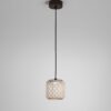 Beżowa, mała lampa wisząca Nans S/16 Outdoor