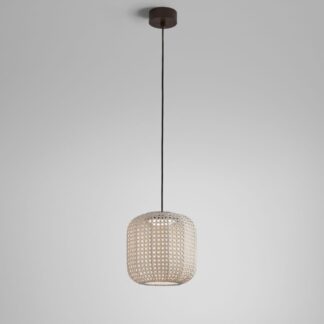 Beżowa lampa wisząca Nans S/31 Outdoor