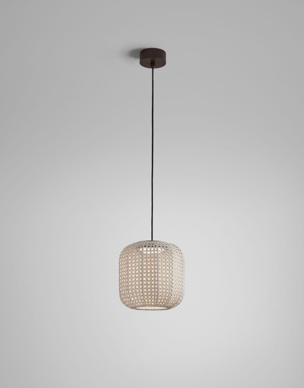 Beżowa lampa wisząca Nans S/31 Outdoor