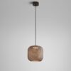 Brązowa lampa wisząca Nans S/31 Outdoor