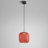 Czerwona lampa wisząca Nans S/31 Outdoor