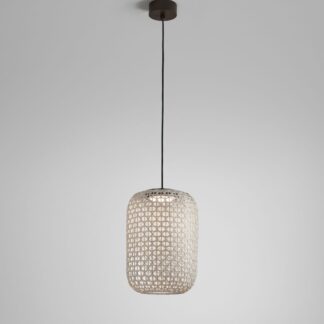 Beżowa wisząca lampa zewnętrzna Nans S/31.2 LED