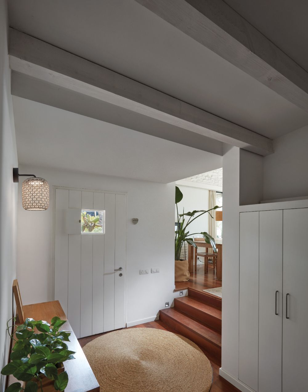 Beżowy kinkiet zewnętrzny Nans A/02 Outdoor o klasie szczelności IP54