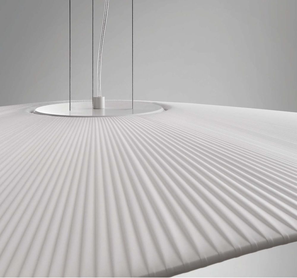 Wisząca lampa LED Mediterrània S/105 w białym kolorze, IP20