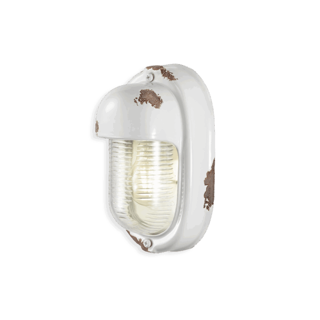 Kinkiet Vintage C292 w odcieniu postarzonej bieli