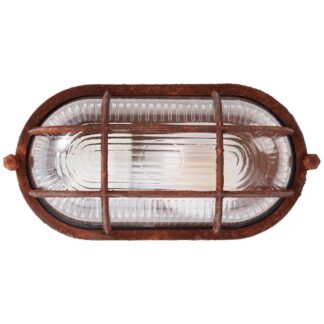 Lampa sufitowa Bobbi w rdzawym odcieniu