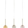 Wisząca lampa Bosso 3 w wielokolorowej wersji
