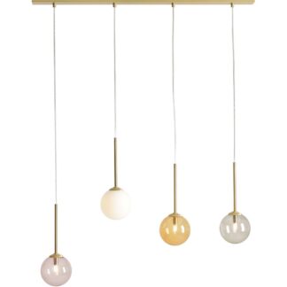 Wisząca lampa Bosso 4 w wielokolorowej wersji