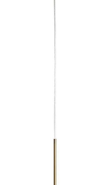 Wisząca lampa Bosso mini z brązowego szkła