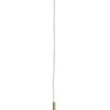 Wisząca lampa Bosso mini z pomarańczowym kloszem