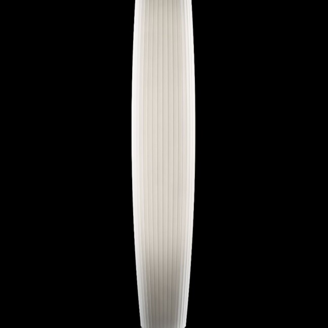 Biała zewnętrzna lampa podłogowa Maxi P/180 z oświetleniem LED i klasą szczelności IP66