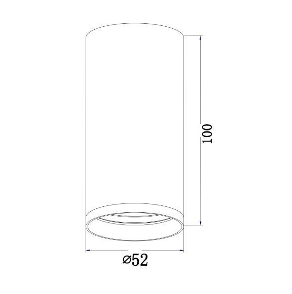 Nowoczesna biała lampa sufitowa Focus S