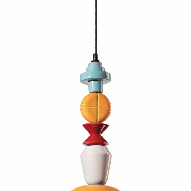 Wisząca lampa Lariat C2510 w kolorze pomarańczowym