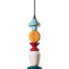 Wisząca lampa Lariat C2530 w odcieniu ciemnej zieleni, niewielki rozmiar