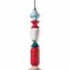 Wisząca lampa ceramiczna Lariat C2531 w odcieniu ciemnej zieleni