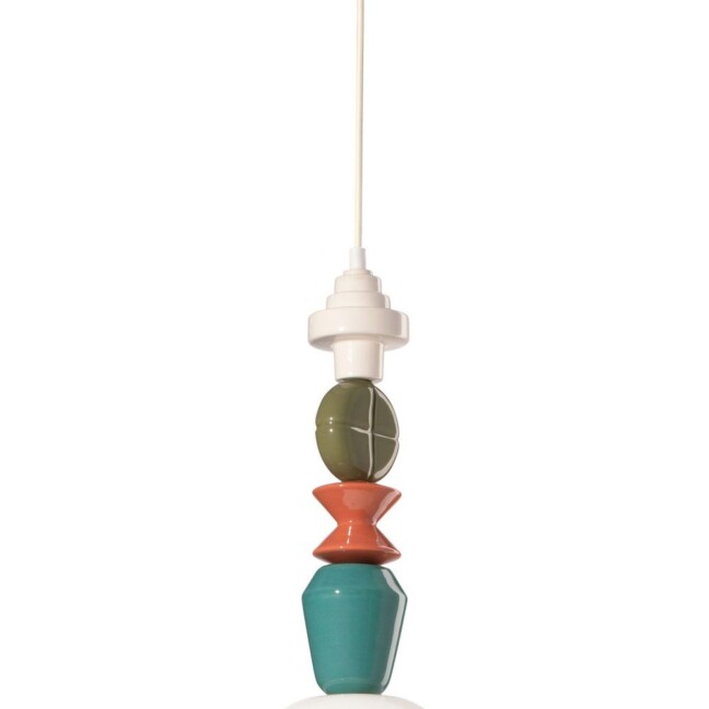 Wisząca lampa Lariat C2710 z kolorowym łańcuchem