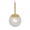 Wisząca lampa Chisell 15 ze szklaną kulą