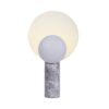Stylowa lampa stołowa Caché - DFTP w odcieniu szarego marmuru
