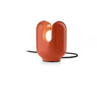 Ceglana lampa stołowa Batucada C2590 marki Ferroluce wykonana z ceramiki