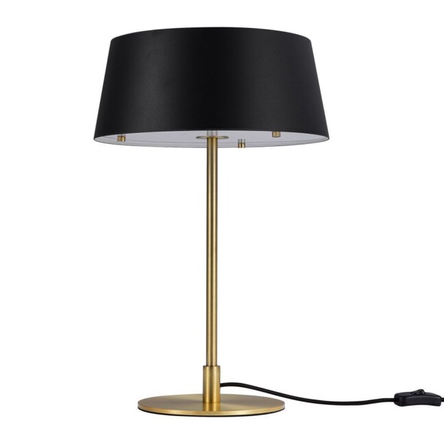 Lampa stołowa Clasi z czarnym kloszem