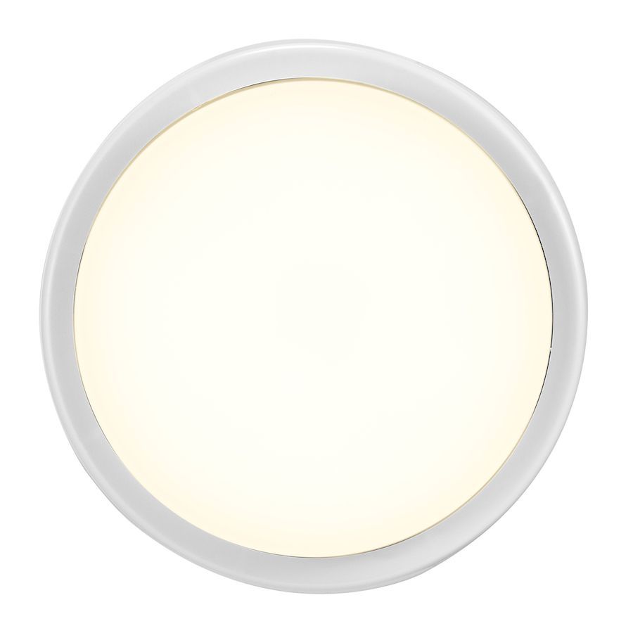 Zewnętrzna lampa sufitowa lub ścienna Cuba Bright Round o jasności 700 lm i klasie szczelności IP54