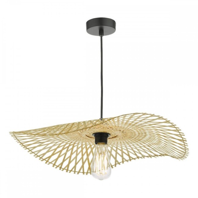 Rattanowy klosz Deja nad stół w stylu boho