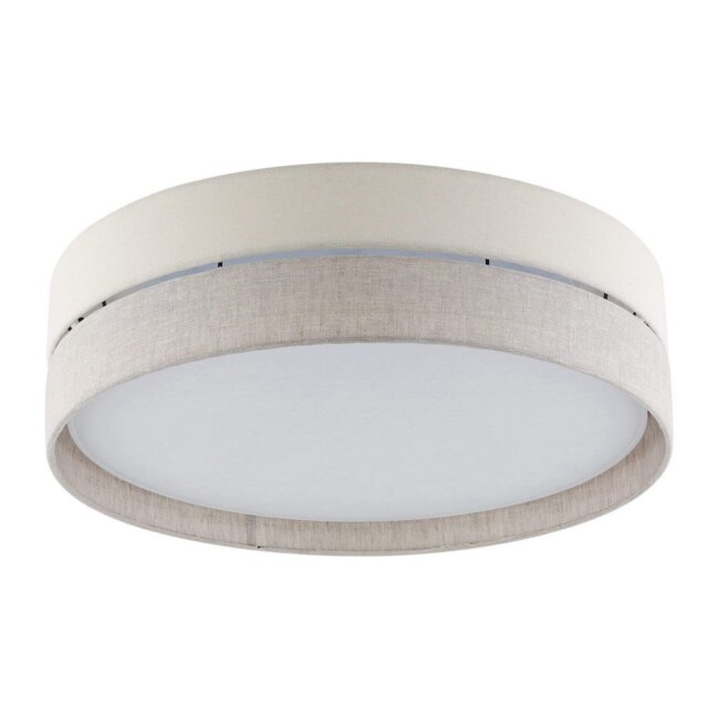 Szarobeżowa lampa sufitowa Eco