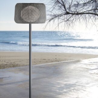 Brązowa lampa podłogowa Fora P o klasie szczelności IP66