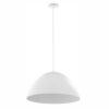 Biała, duża lampa wisząca Faro New