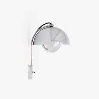 Kinkiet Flowerpot WP8 z wbudowanym włącznikiem w kolorze chrom.