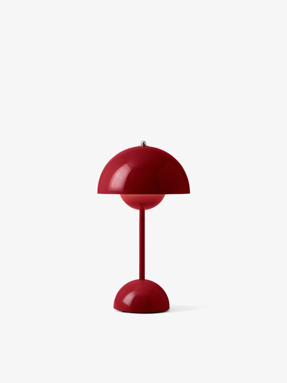 Przenośna lampa stołowa Flowerpot VP9 w kolorze Vermillion Red