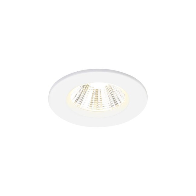 Białe oczko sufitowe Fremont, IP65, 2700K