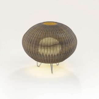 Brązowa stojąca lampa ogrodowa Garota P/01 Outdoor