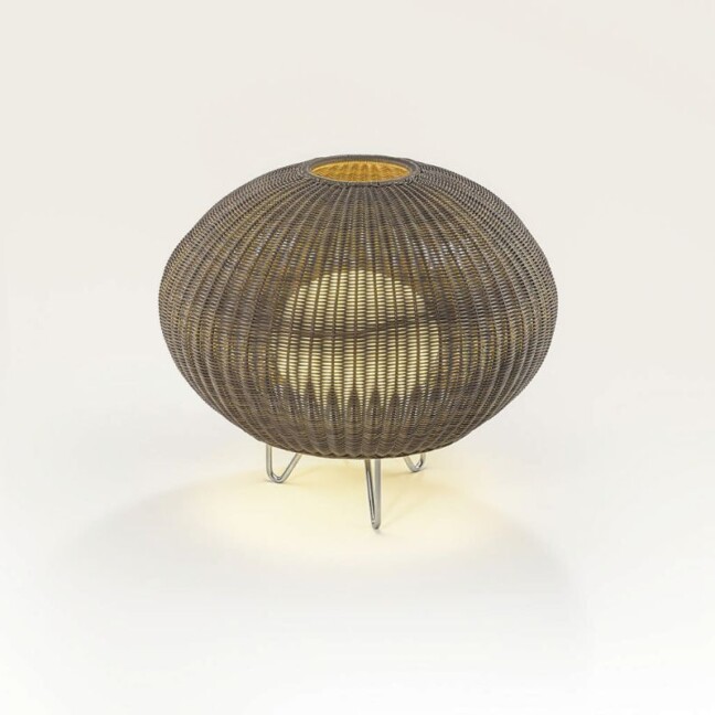 Brązowa stojąca lampa ogrodowa Garota P/01 Outdoor