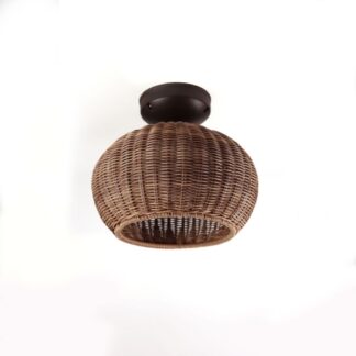 Brązowa lampa sufitowa Garota PF/01 Outdoor o klasie szczelności IP66