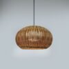 Brązowa lampa wisząca Garota S/01 Outdoor o klasie szczelności IP66
