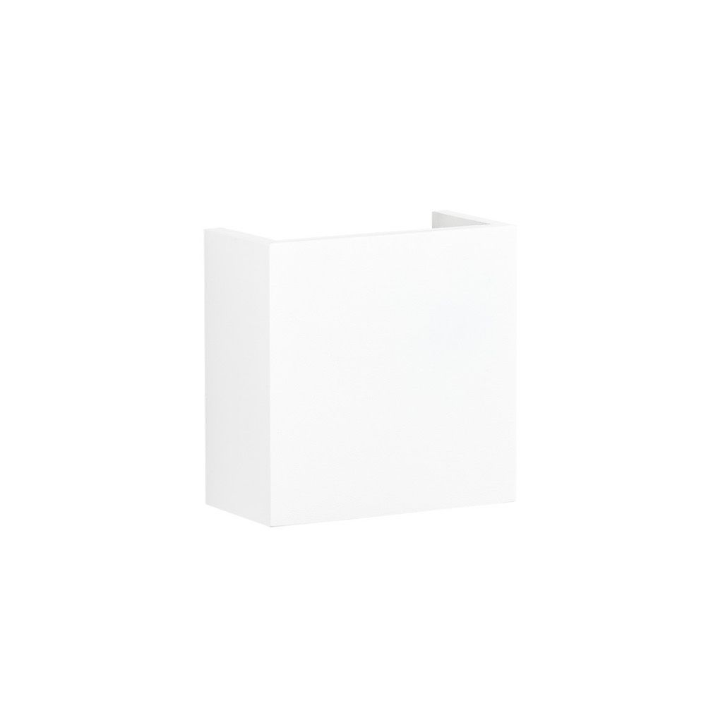 Biały kinkiet Gent z wbudowanym oświetleniem LED