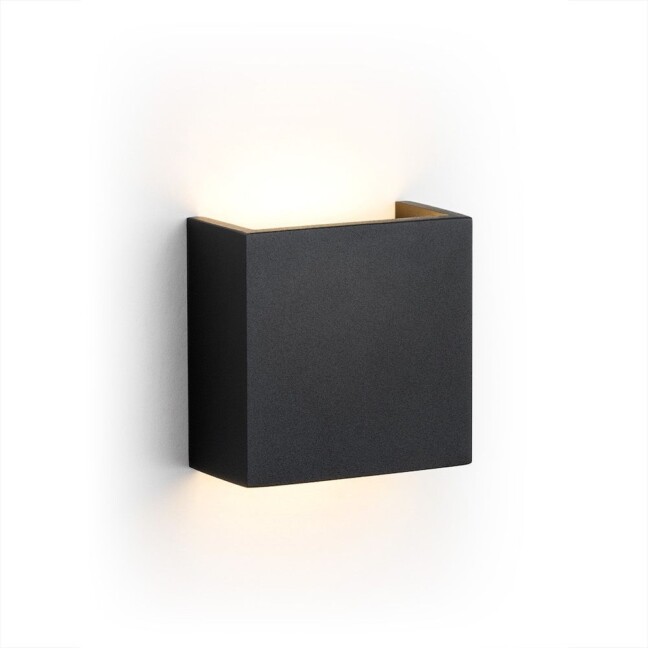 Czarny kinkiet Gent o minimalistycznym designie