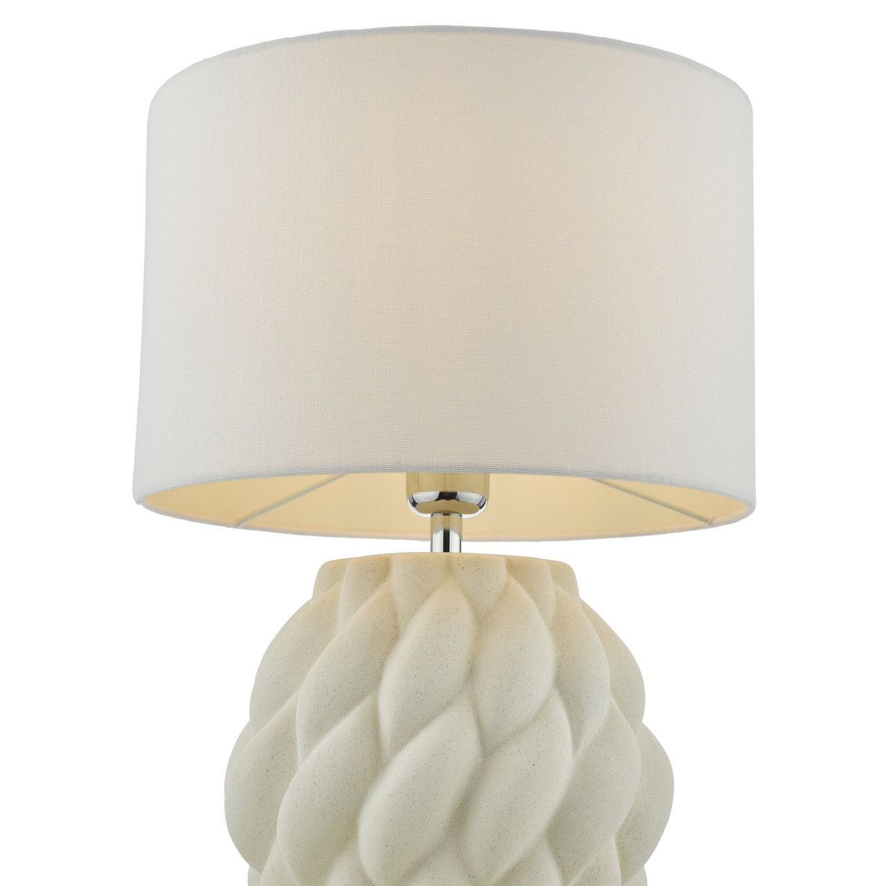 Jasna ceramiczna lampa stołowa Idonia