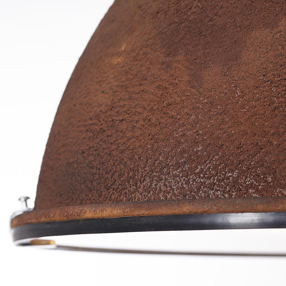 Duża wisząca lampa Jesper w kolorze rdzy