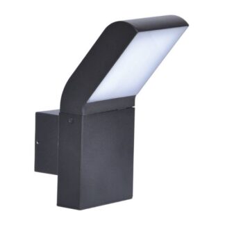 Czarny kinkiet elewacyjny LED Vidar w nowoczesnym stylu