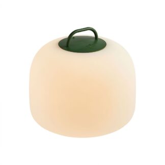 Ściemnialna lampa ogrodowa Kettle 36 w kolorze zielonym, o klasie szczelności IP65